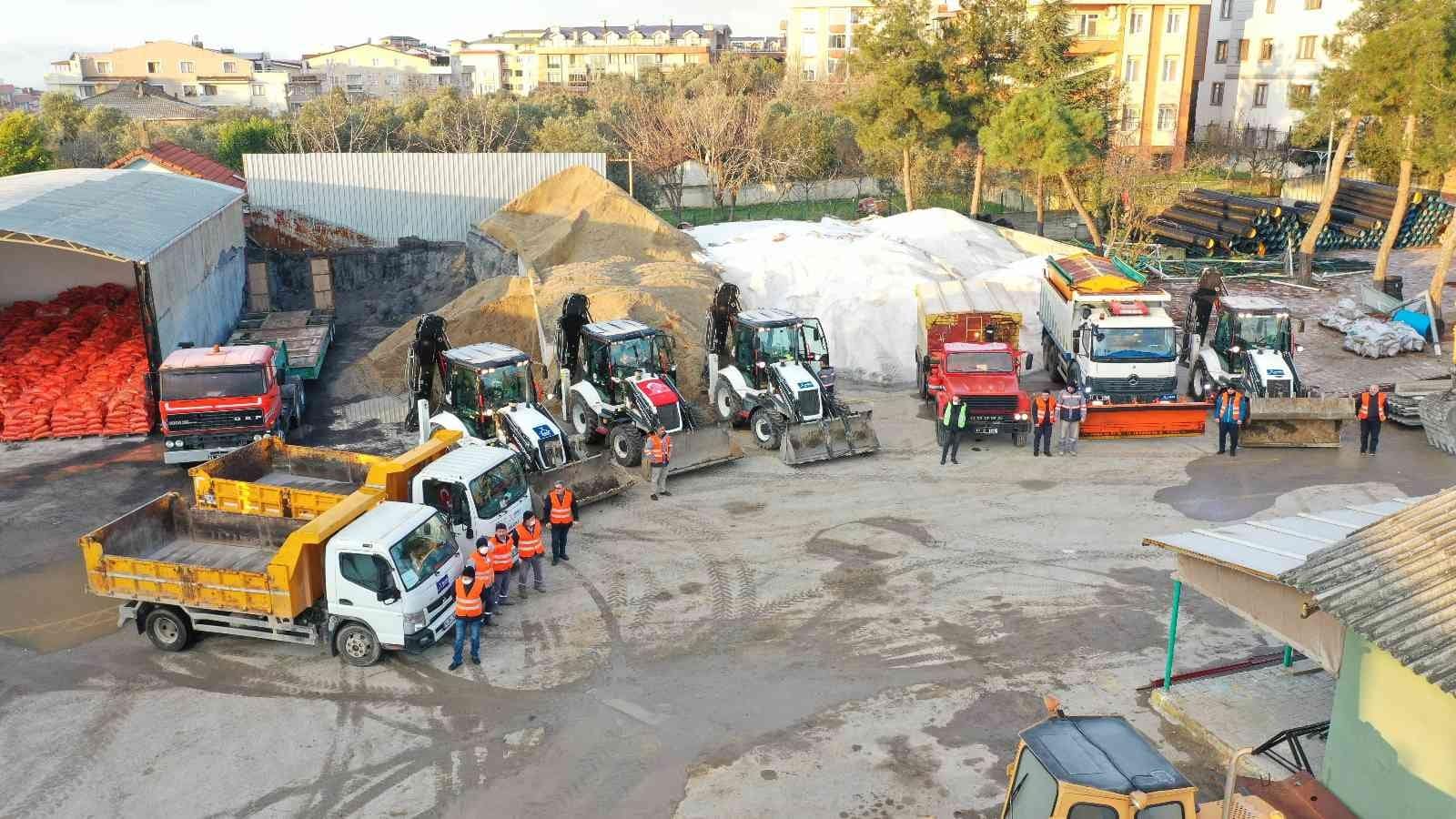 Darıca Belediyesi karla mücadeleye hazır