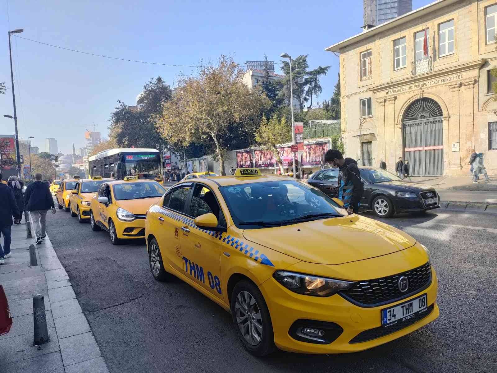 Şişli’de taksilere yönelik denetim