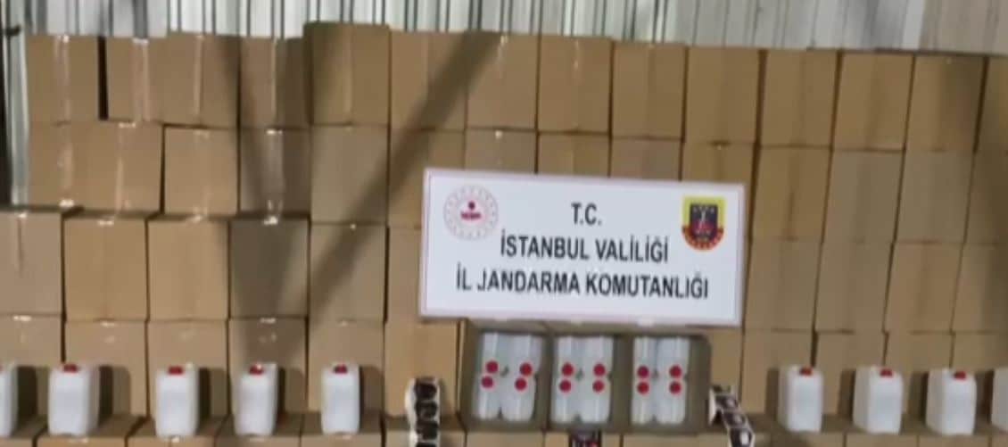 Jandarma’dan sahte içki operasyonu