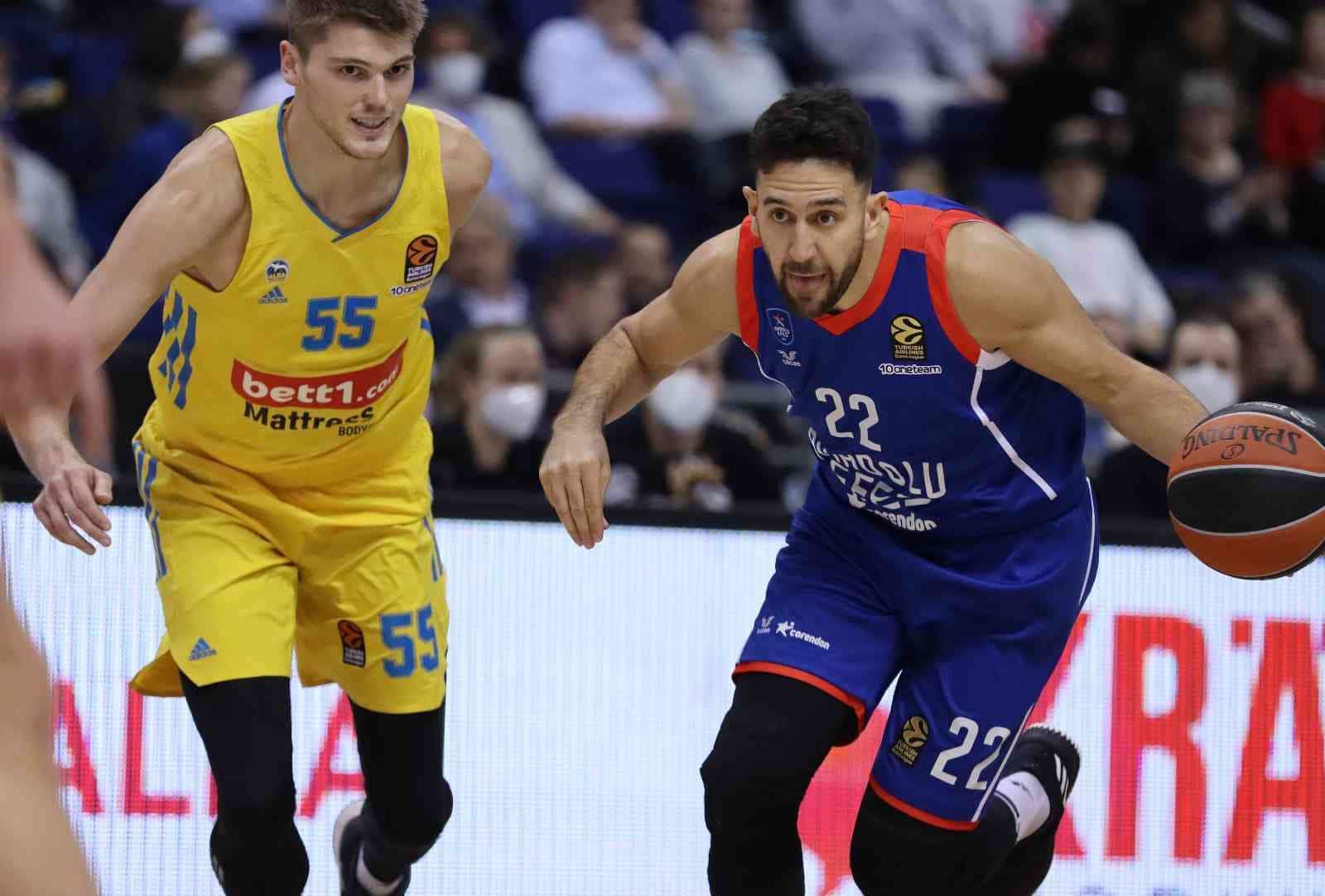 THY Euroleague: Alba Berlin: 63 – Anadolu Efes: 90
