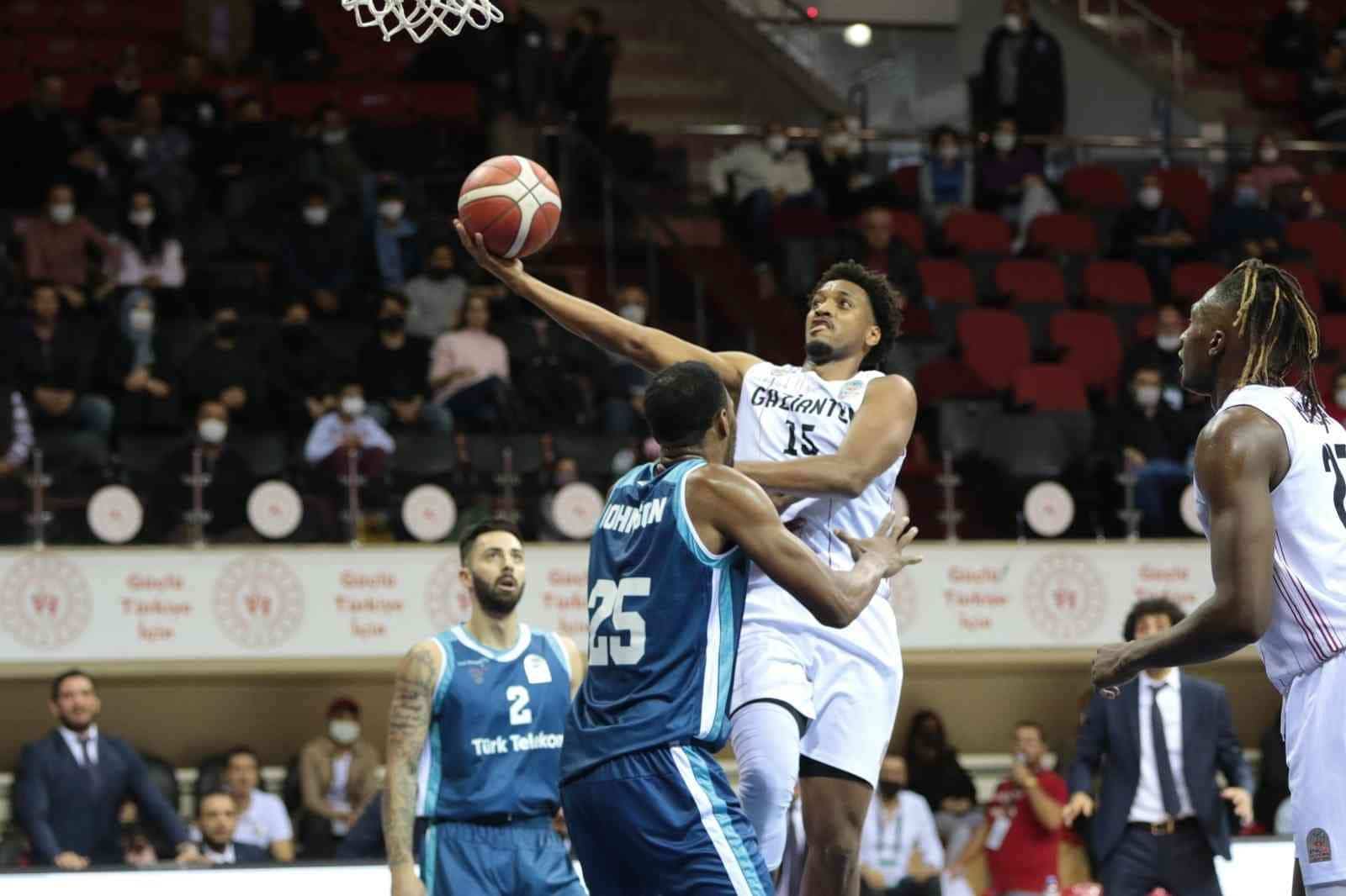 ING Basketbol Süper Ligi: Gaziantep Basketbol: 83 – T. Telekom: 72