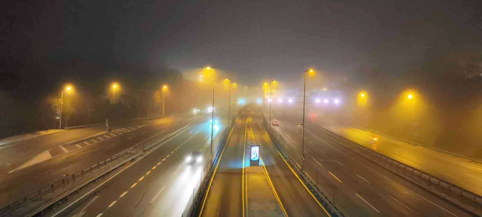 İstanbul’da sis etkili oluyor