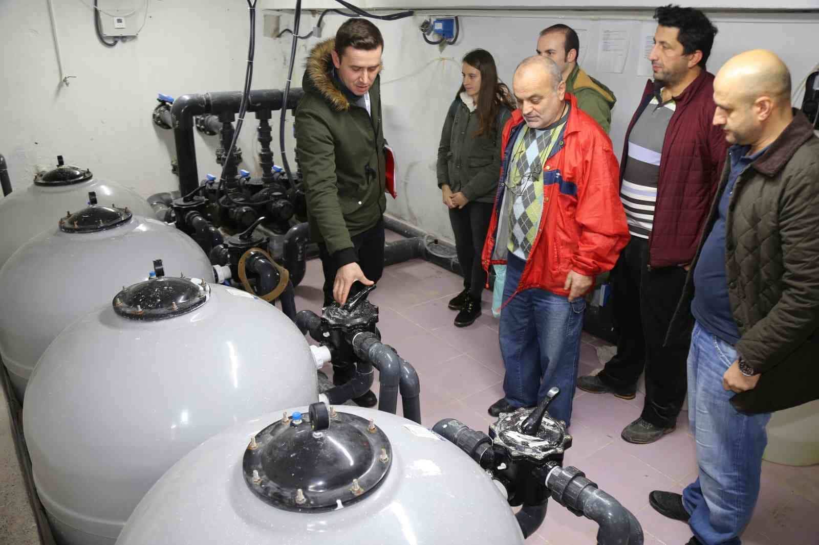 KO-MEK’te havuz suyu operatörlüğü kursu veriliyor