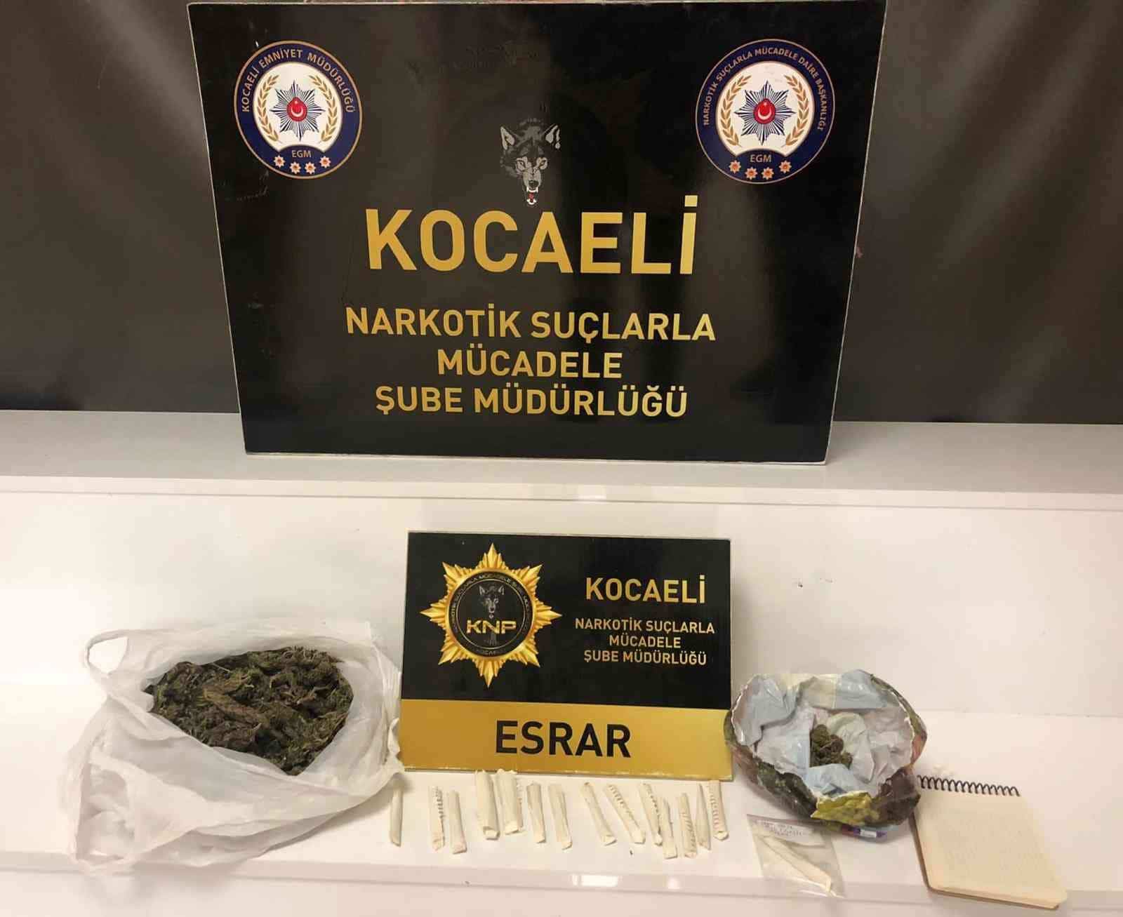 Kocaeli’de yüzlerce kilo uyuşturucu ele geçirildi