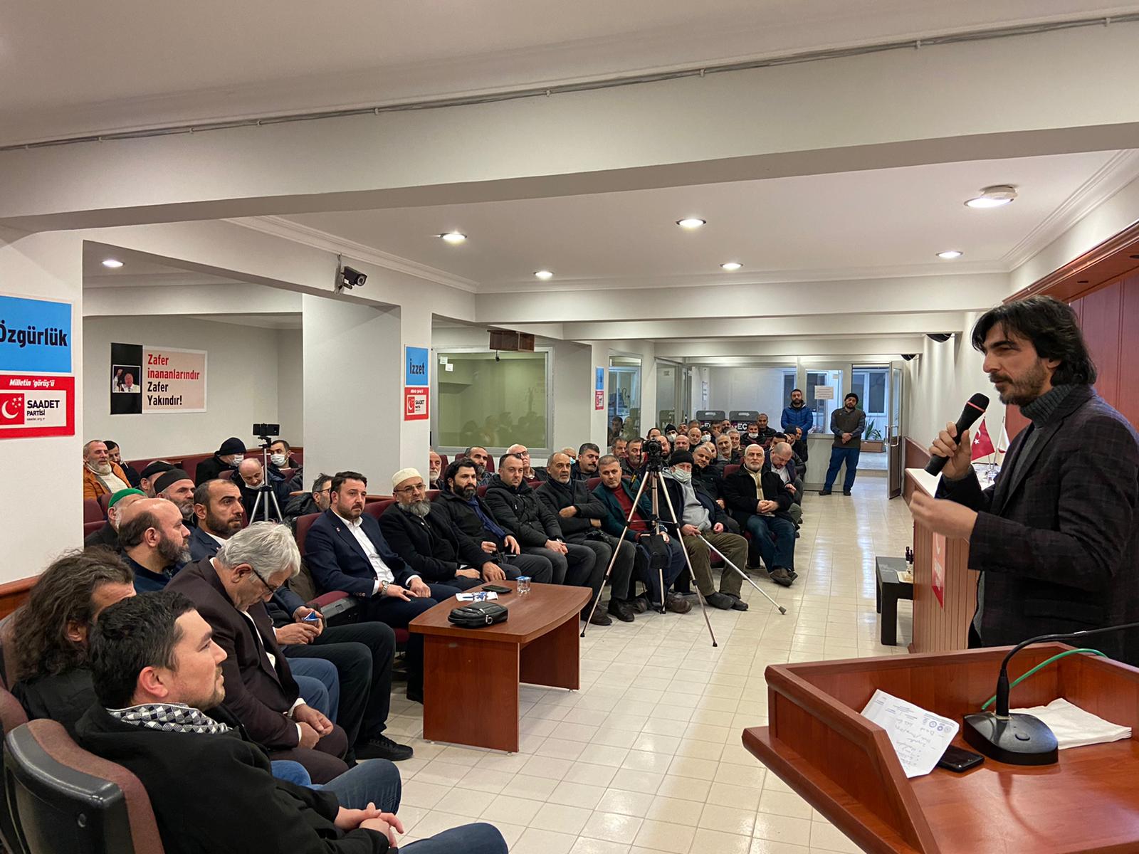 Saadet Partisi İlçe Divanı Toplandı