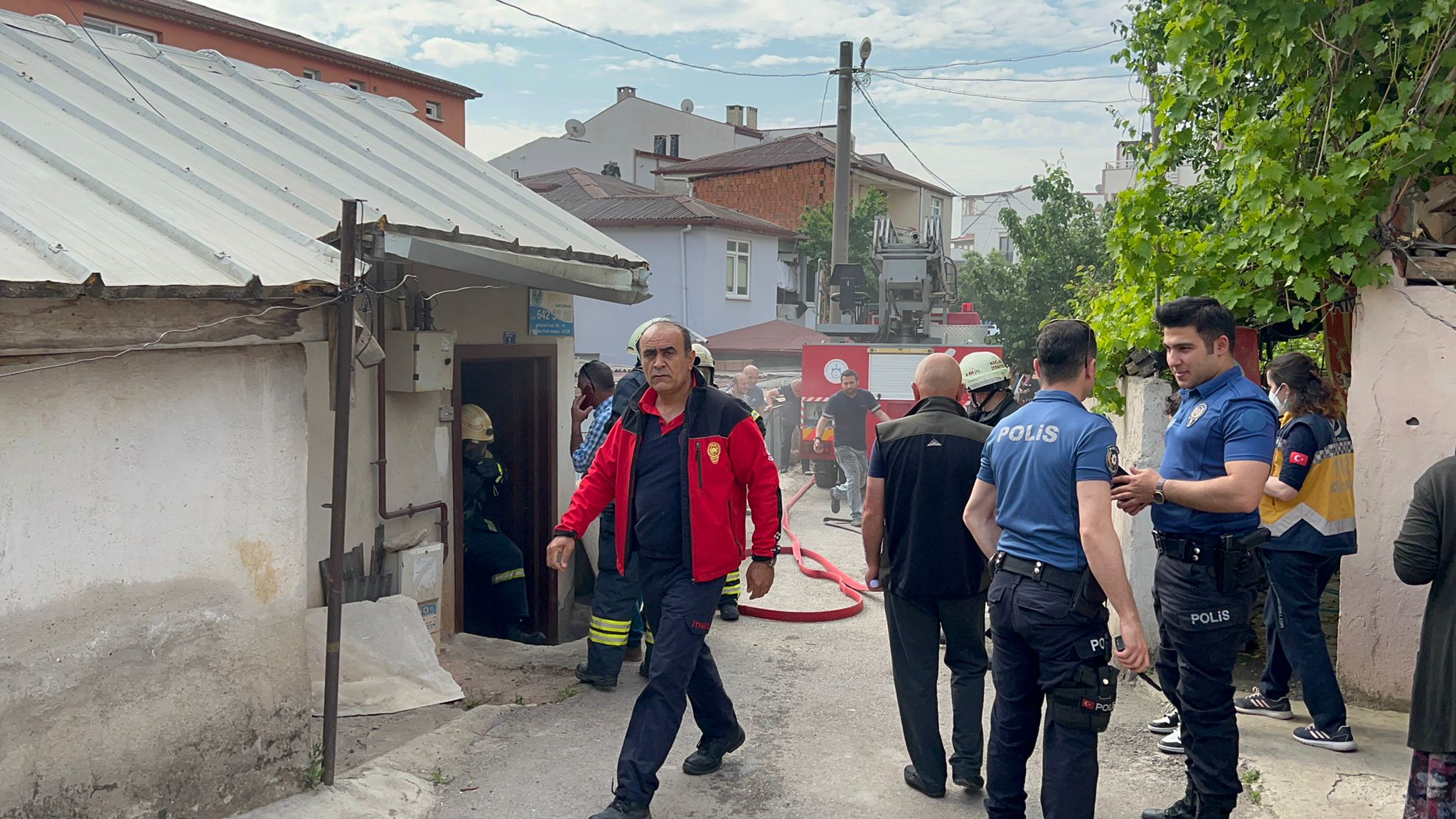 Gebze’de Korkutan Yangın
