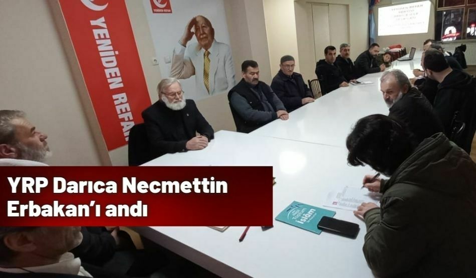 YRP Darıca Necmettin Erbakan’ı andı