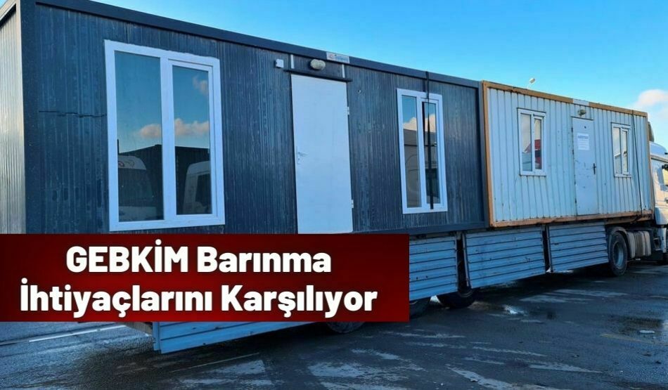 GEBKİM Barınma İhtiyaçlarını Karşılıyor