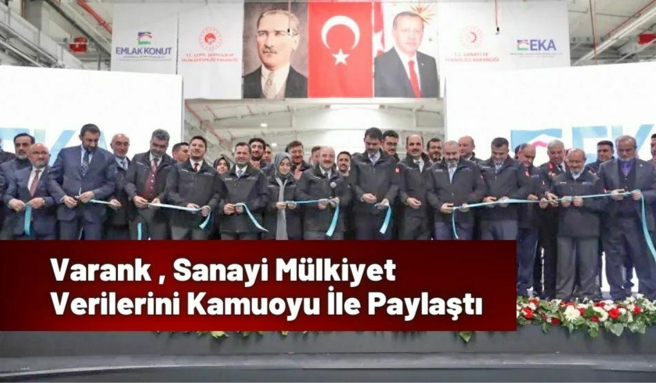 Varank , Sanayi Mülkiyet Verilerini Kamuoyu İle Paylaştı