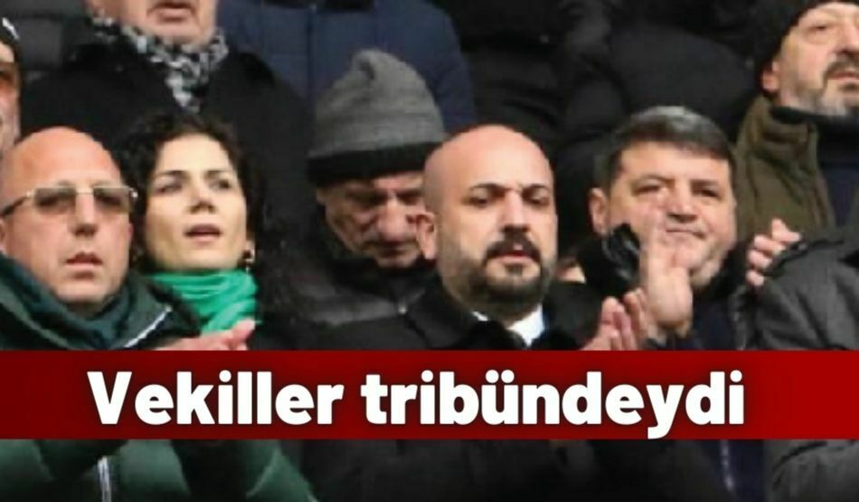 Vekiller Tribündeydi