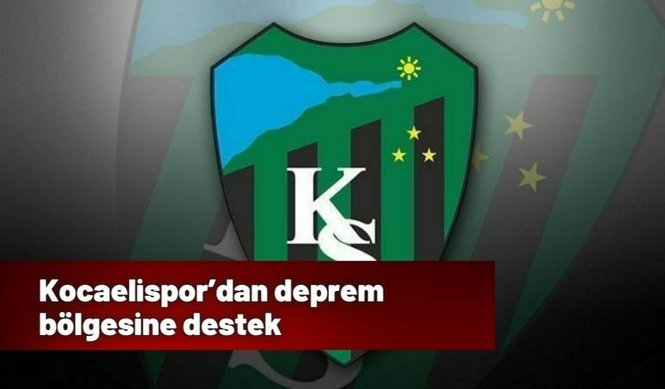 Kocaelispor’dan Deprem Bölgesine Destek