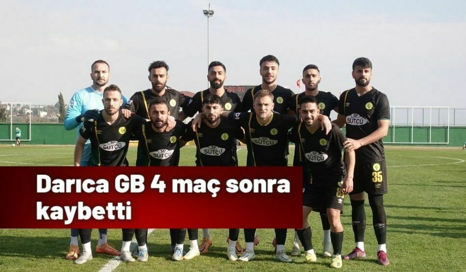 Darıca GB 4 Maç Sonra Kaybetti