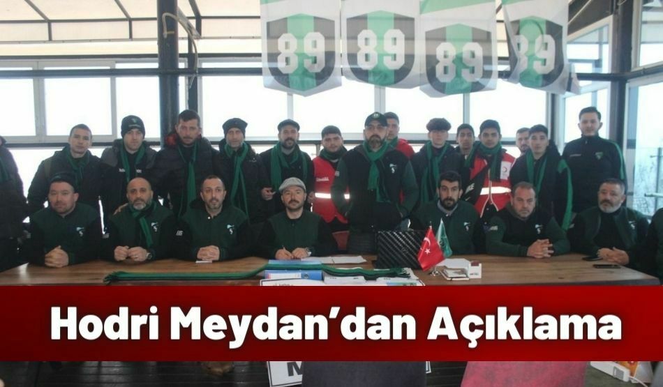 Hodri Meydan’dan Açıklama