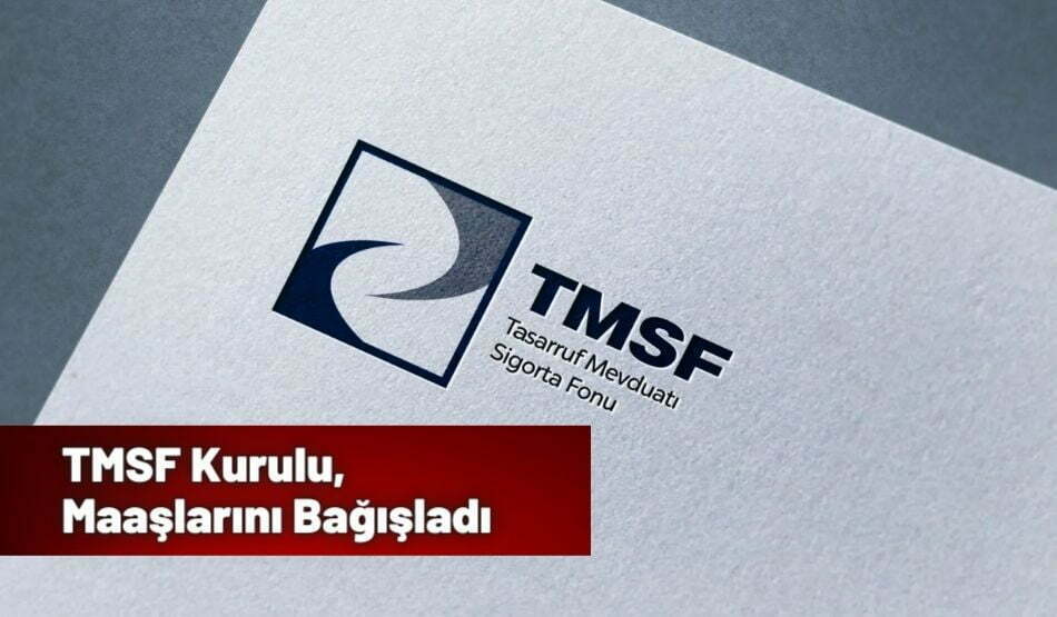 TMSF Kurulu, Maaşlarını Bağışladı