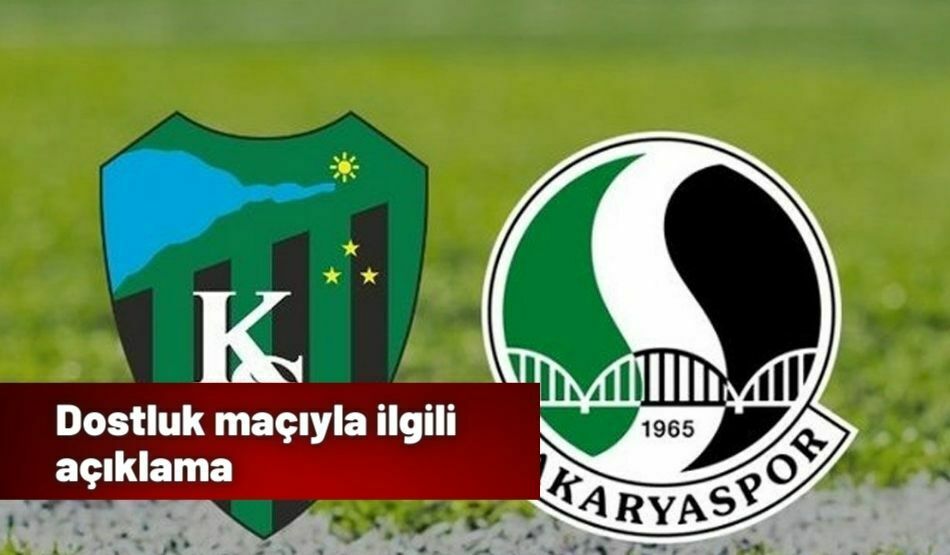 Dostluk Maçıyla İlgili Açıklama