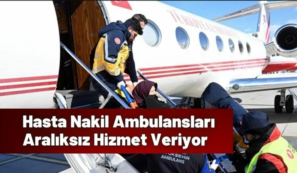 Hasta Nakil Ambulansları Aralıksız Hizmet Veriyor