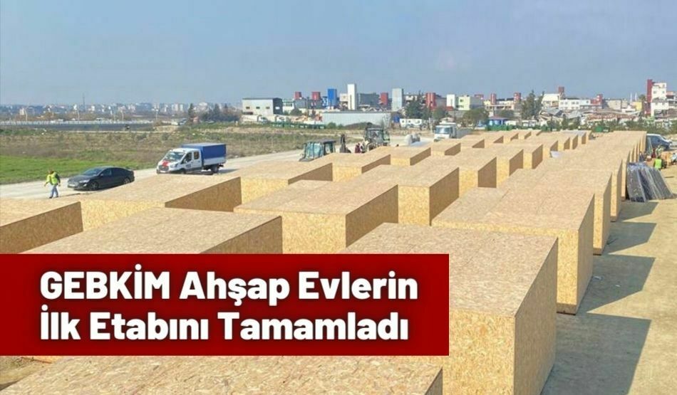 GEBKİM Ahşap Evlerin İlk Etabını Tamamladı