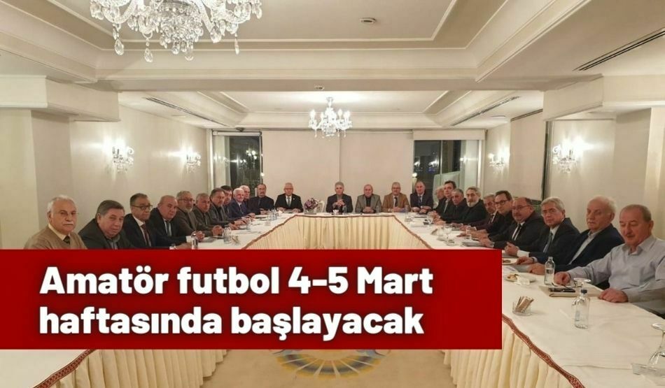 Amatör Futbol 4-5 Mart Haftasında Başlayacak