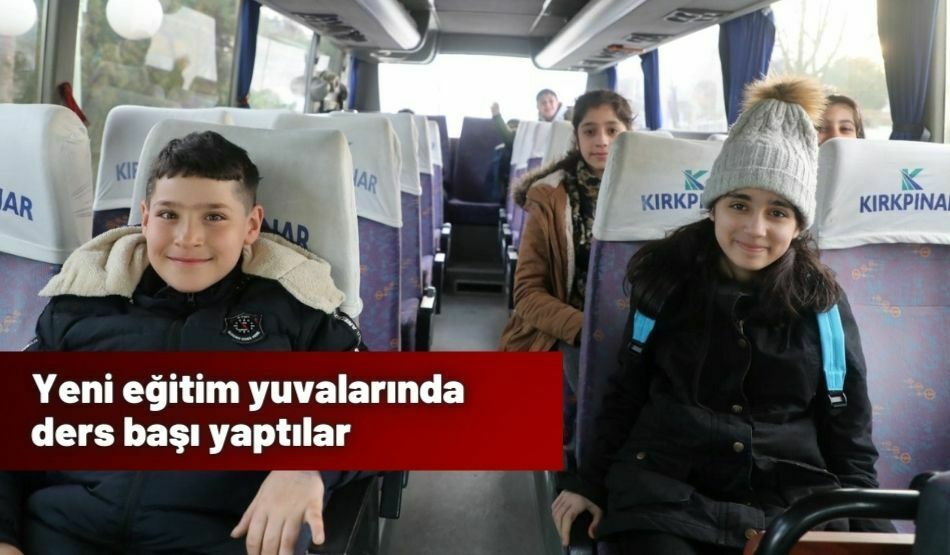 Yeni eğitim yuvalarında ders başı yaptılar