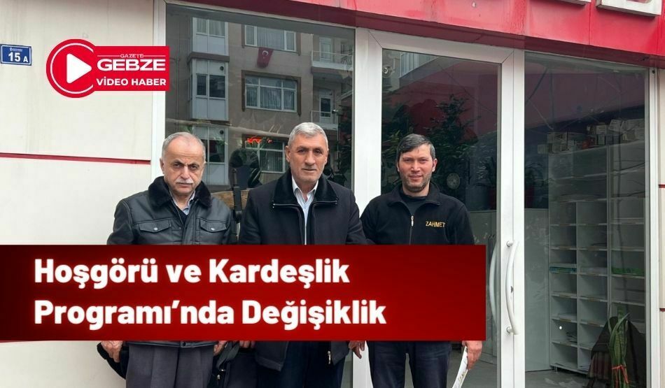 Hoşgörü ve Kardeşlik Programında Değişiklik