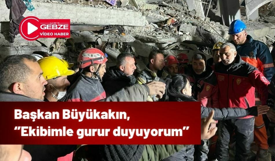 Başkan Büyükakın, ‘’Ekibimle gurur duyuyorum’’