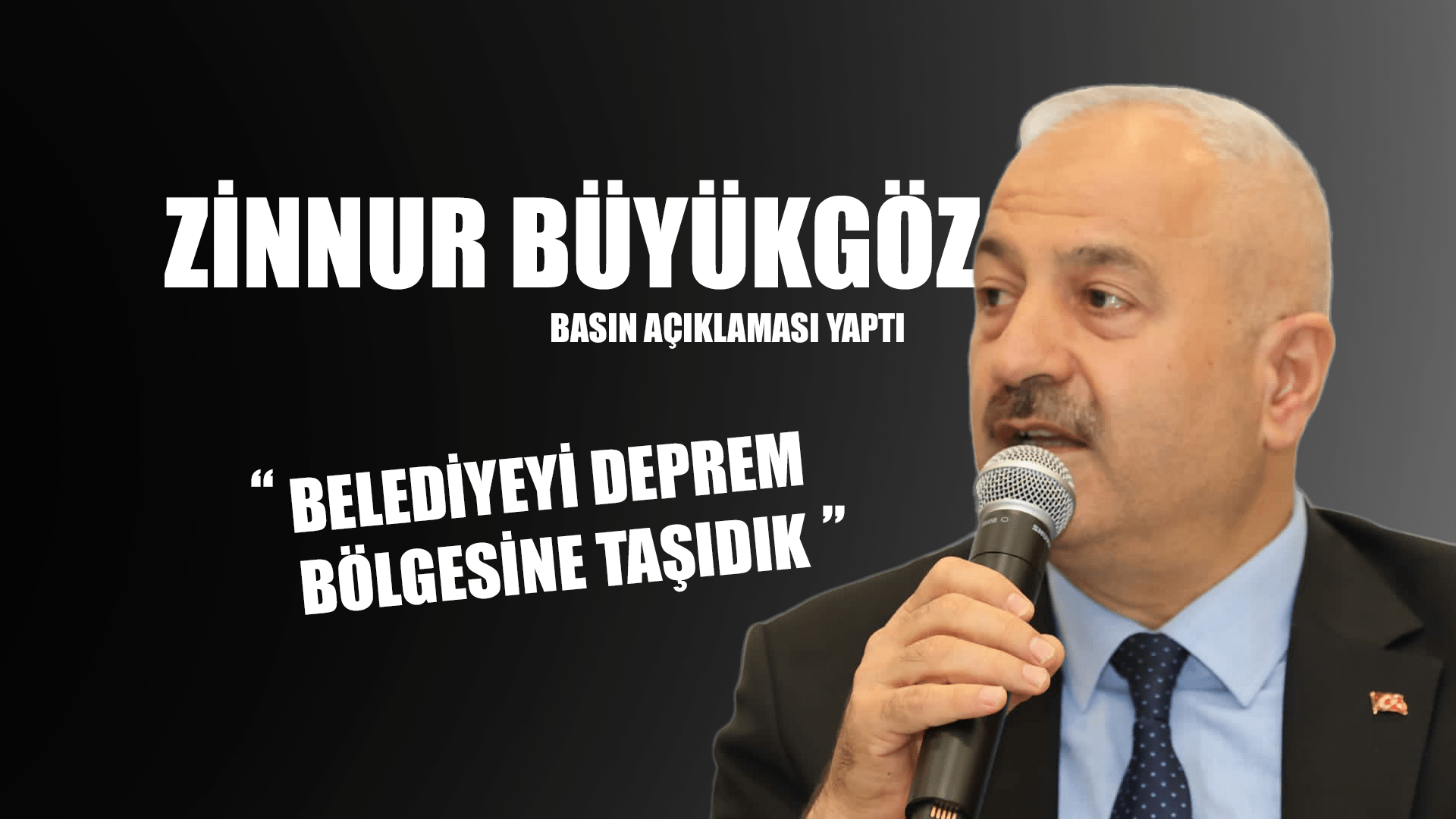 Zinnur Büyükgöz: “Belediye’yi oraya taşıdık”