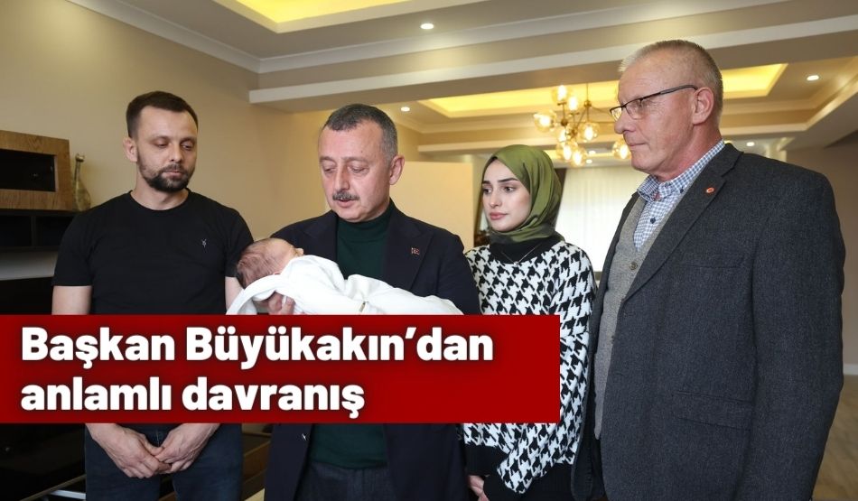 Başkan Büyükakın’dan anlamlı davranış