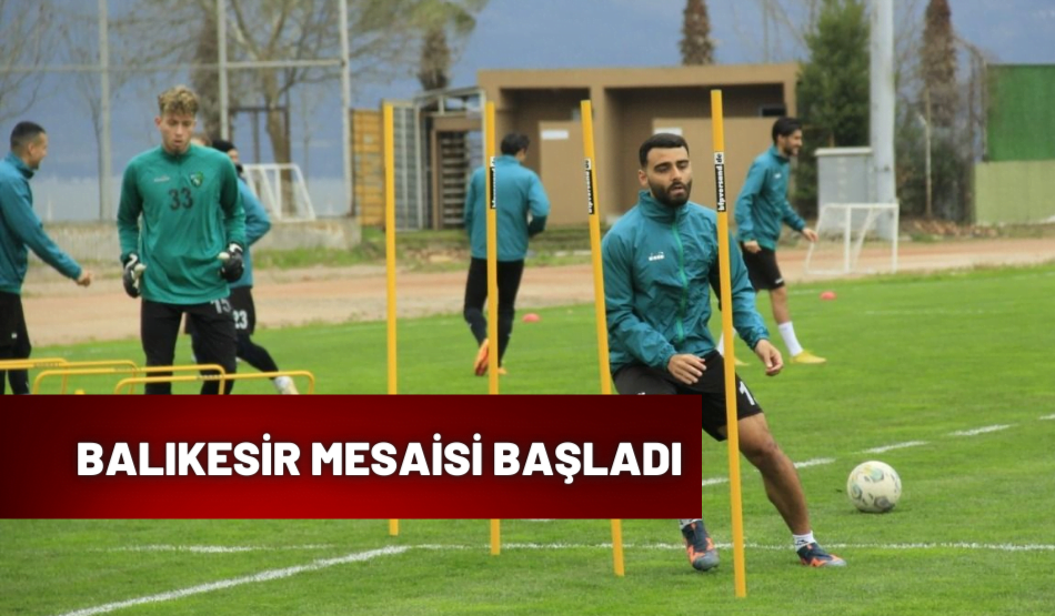 KOCAELİSPOR’UN BALIKESİR MESAİSİ BAŞLADI