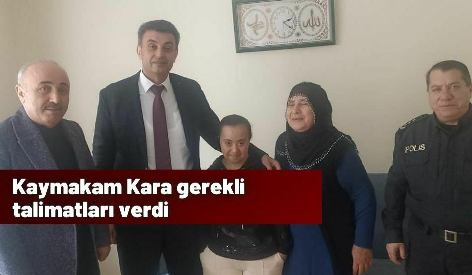 Kaymakam Kara gerekli talimatları verdi