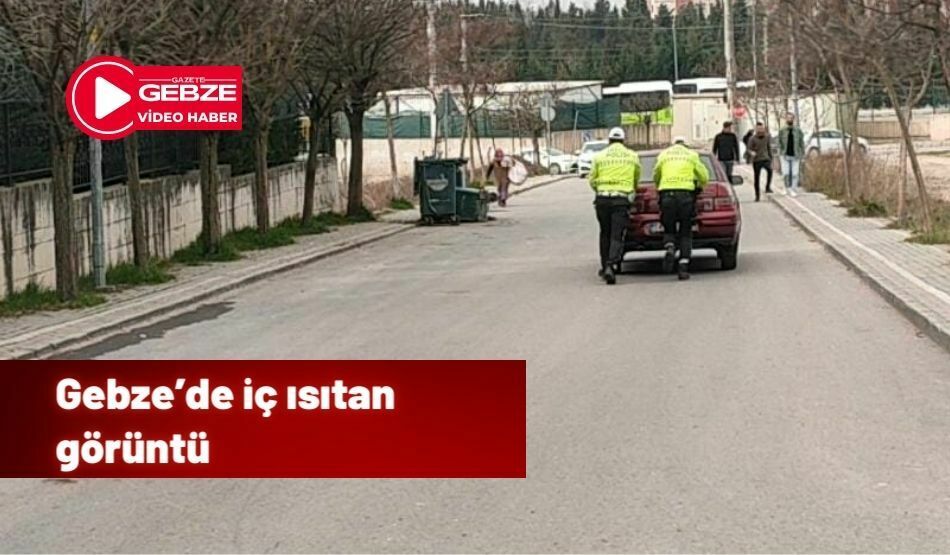 Gebze’de iç ısıtan görüntü