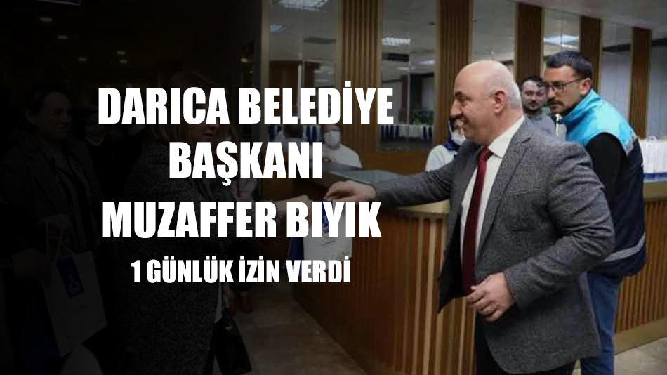 DARICA BAŞKANI MUZAFFER BIYIK’TAN ANLAMLI JEST
