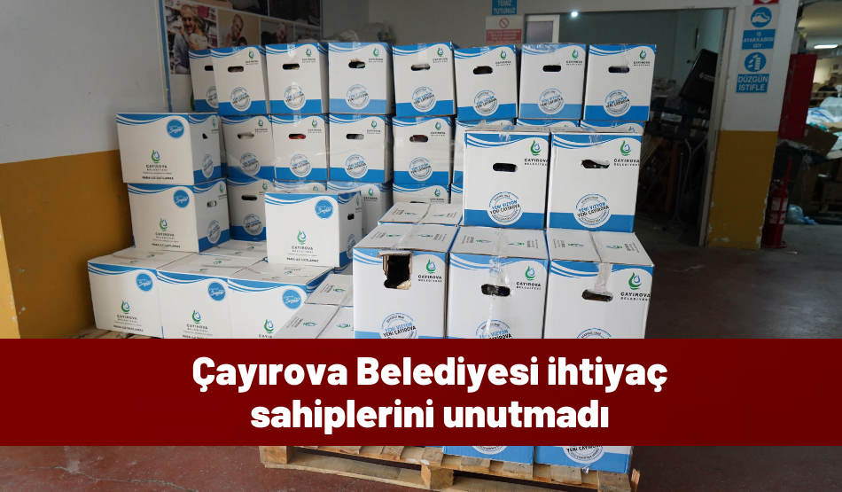 Çayırova Belediyesi İhtiyaç Sahiplerini Unutmadı