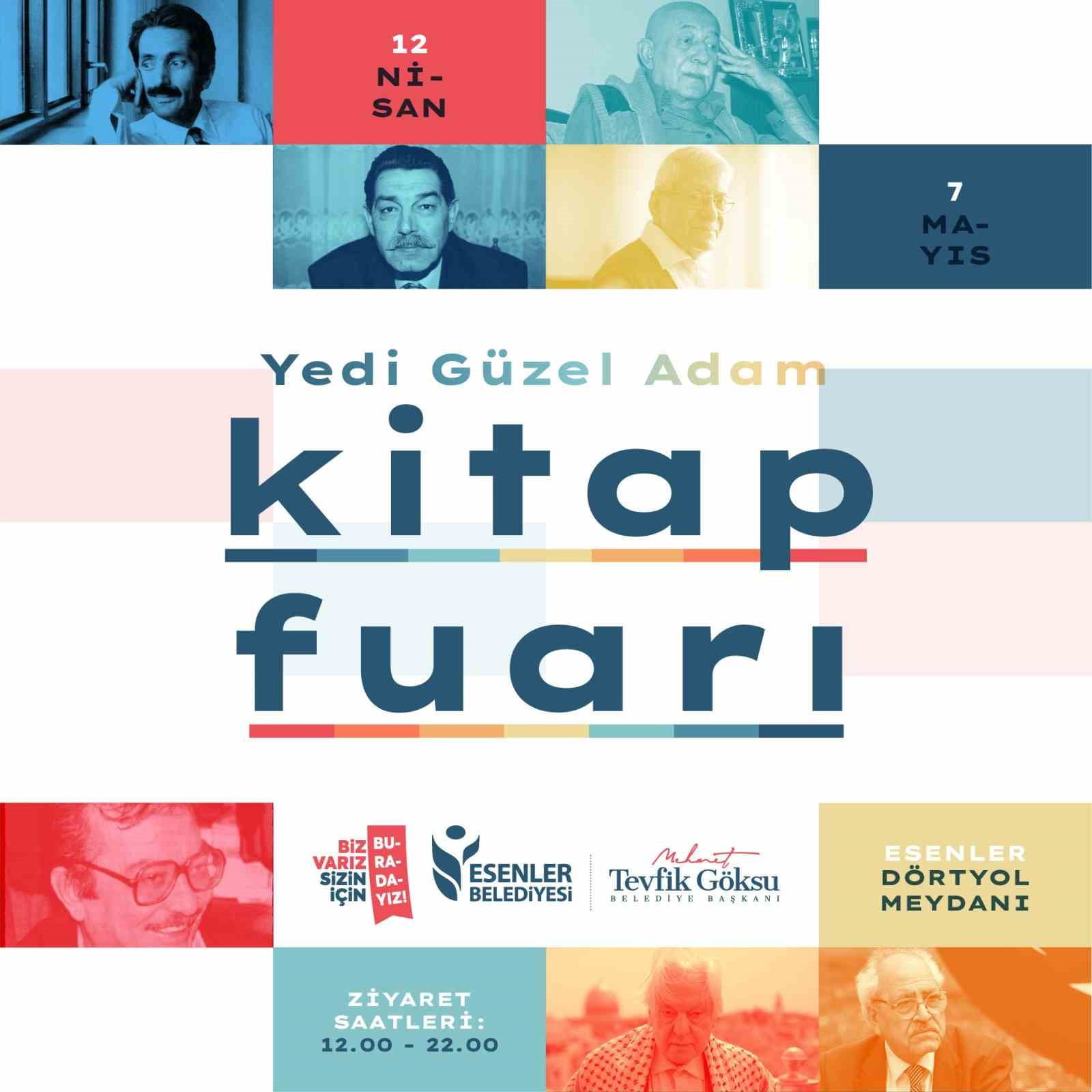 Esenler’de Yedi Güzel Adam Kitap Fuarı başlıyor