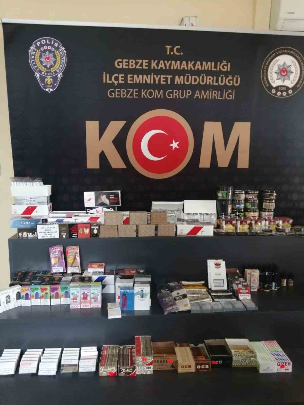 Kocaeli’de 7 bin 200 içi dolu makaron ele geçirildi