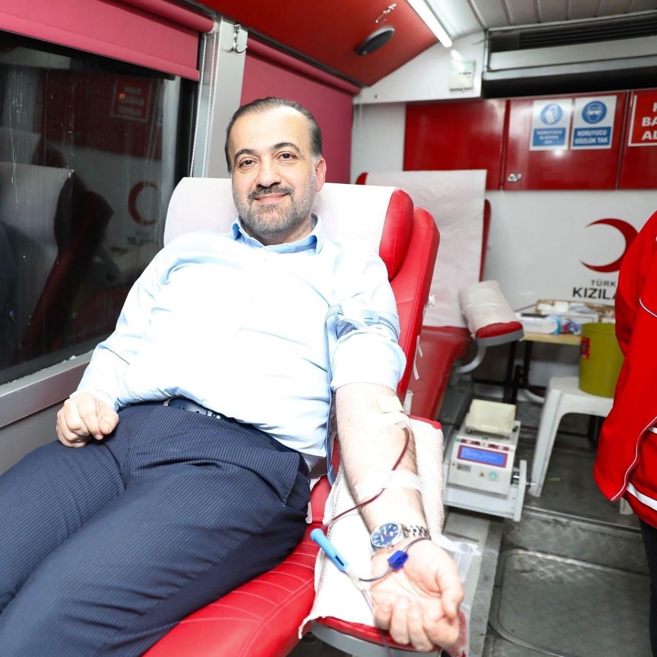 Başkan Talus kan bağışında bulundu: “Hayat kurtarmak senin kanında var”