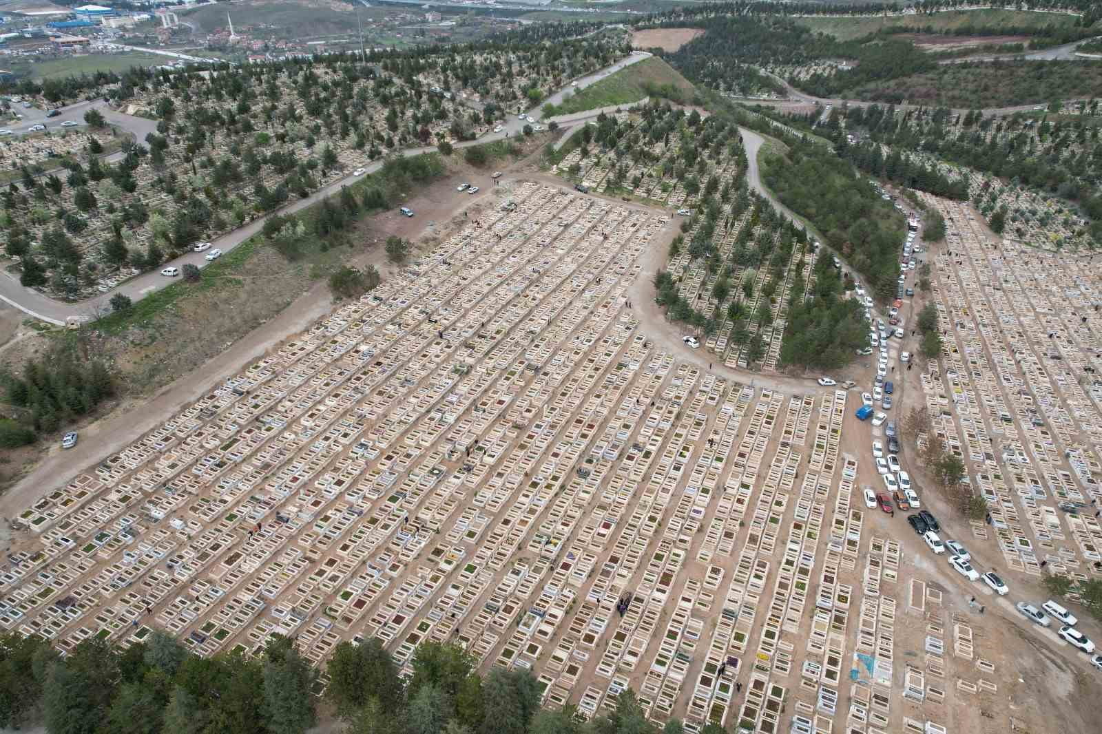 Bayram öncesinde, yakınlarını kaybedenlerin ilk durağı kabristanlar oldu