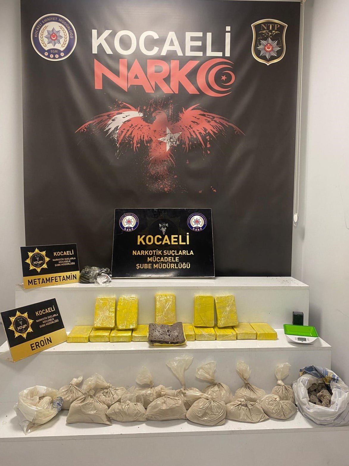 Kocaeli’de 30 kilo eroin ele geçirildi