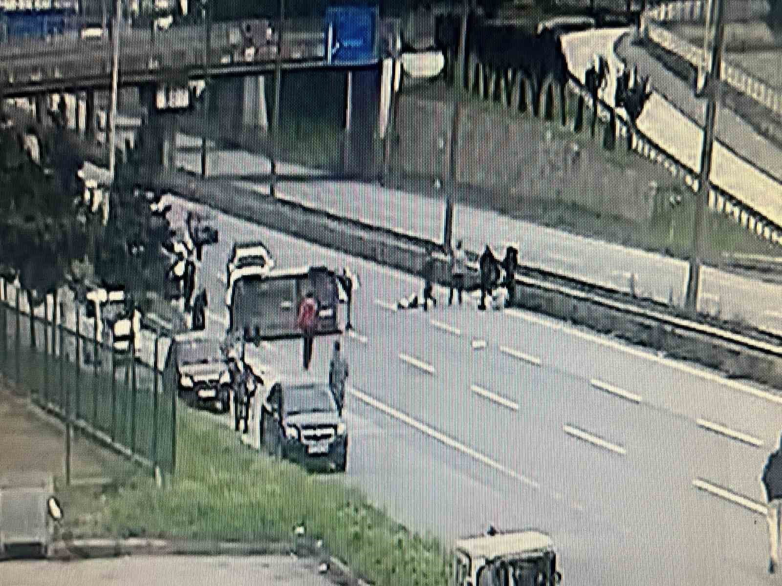 Bayram ziyaretine giden aile faciayı yaşamıştı, o anlar kameralara yansıdı