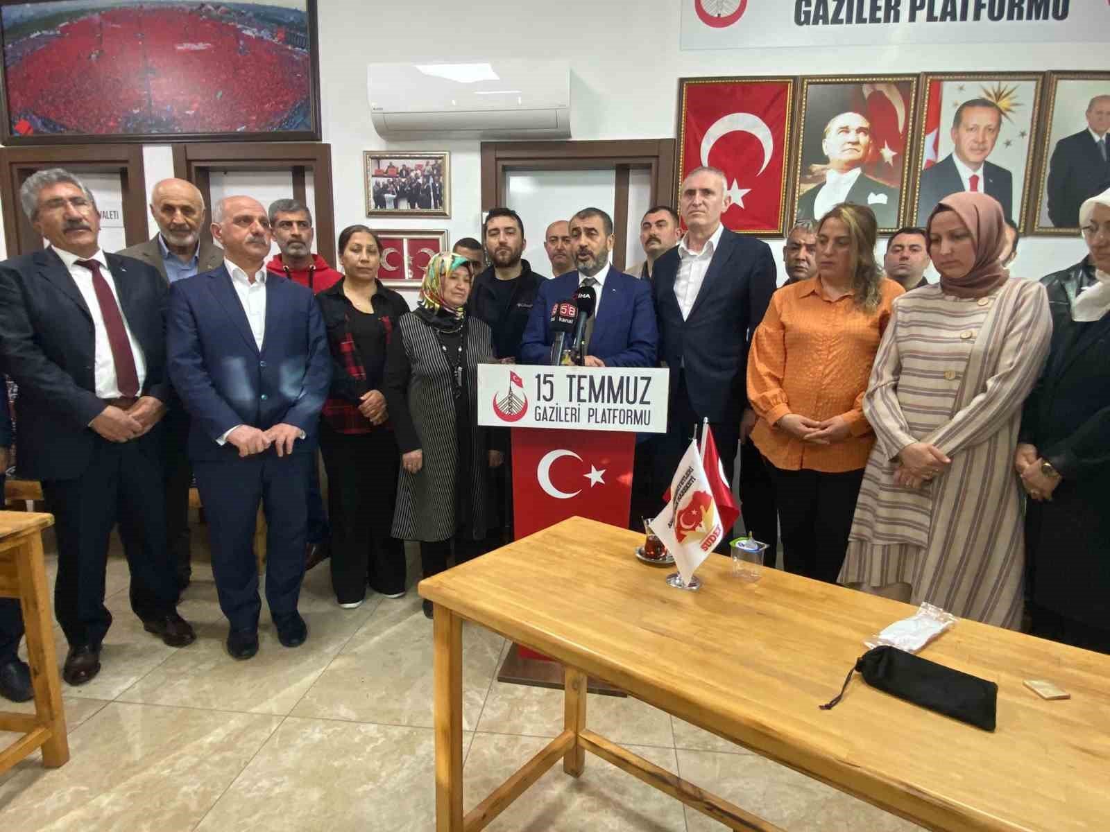 15 Temmuz Şehitler ve Gaziler Platformu Başkanı Bulut, “Biz millet olarak 14 Mayıs’ta cevabımızı vereceğiz”