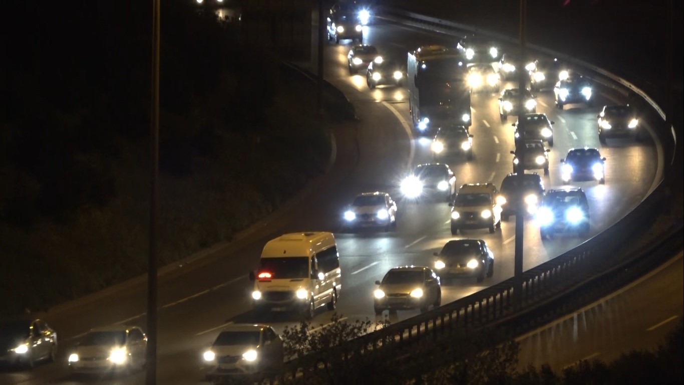 TEM Otoyolu’nun Kocaeli geçişine bayram trafiği yoğunluğu