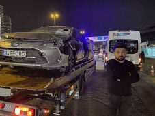 Zincirlikuyu’da makas atan sürücü zincirleme kazaya neden oldu: 8 yaralı