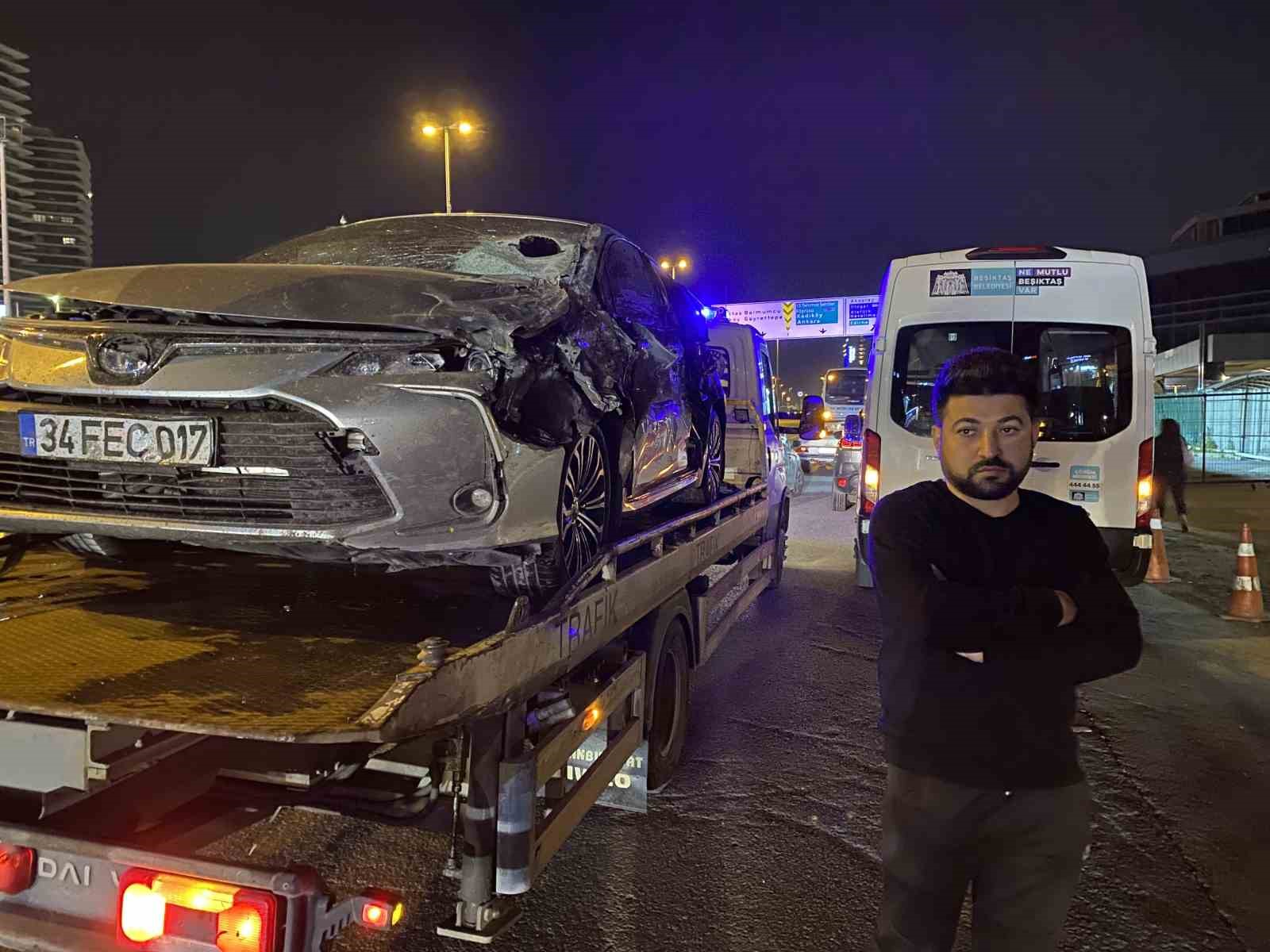 Zincirlikuyu’da makas atan sürücü zincirleme kazaya neden oldu: 8 yaralı