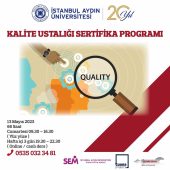 Aydın Üniversitesi kalite yöneticilerini yetiştiriyor
