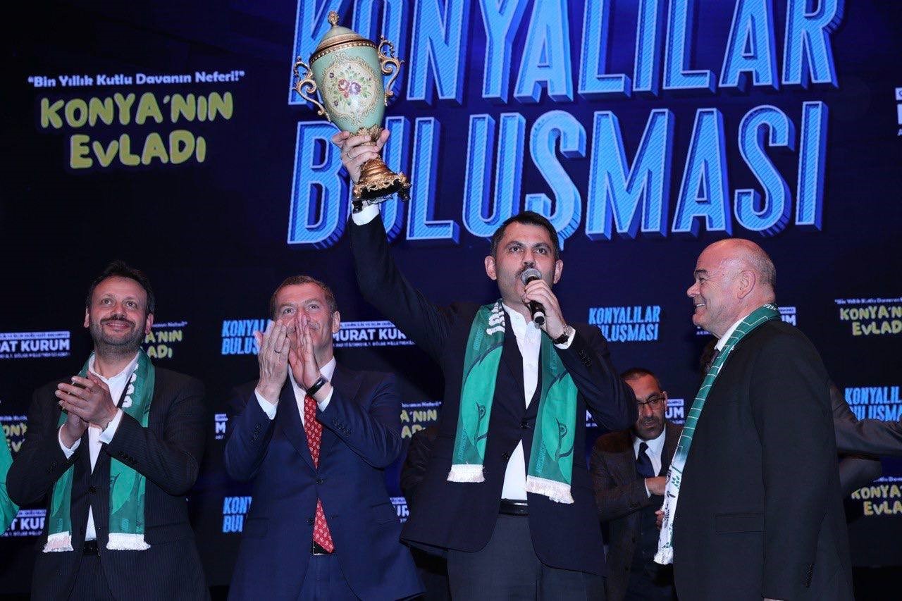 Bakan Kurum: “Konya’nın eski stadının yerine 103 bin metrekare millet bahçesi yaptık”