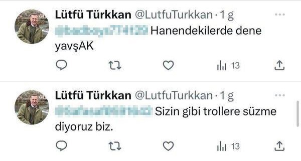 Lütfü Türkkan’ın o sözlerine AK Parti’den tepki