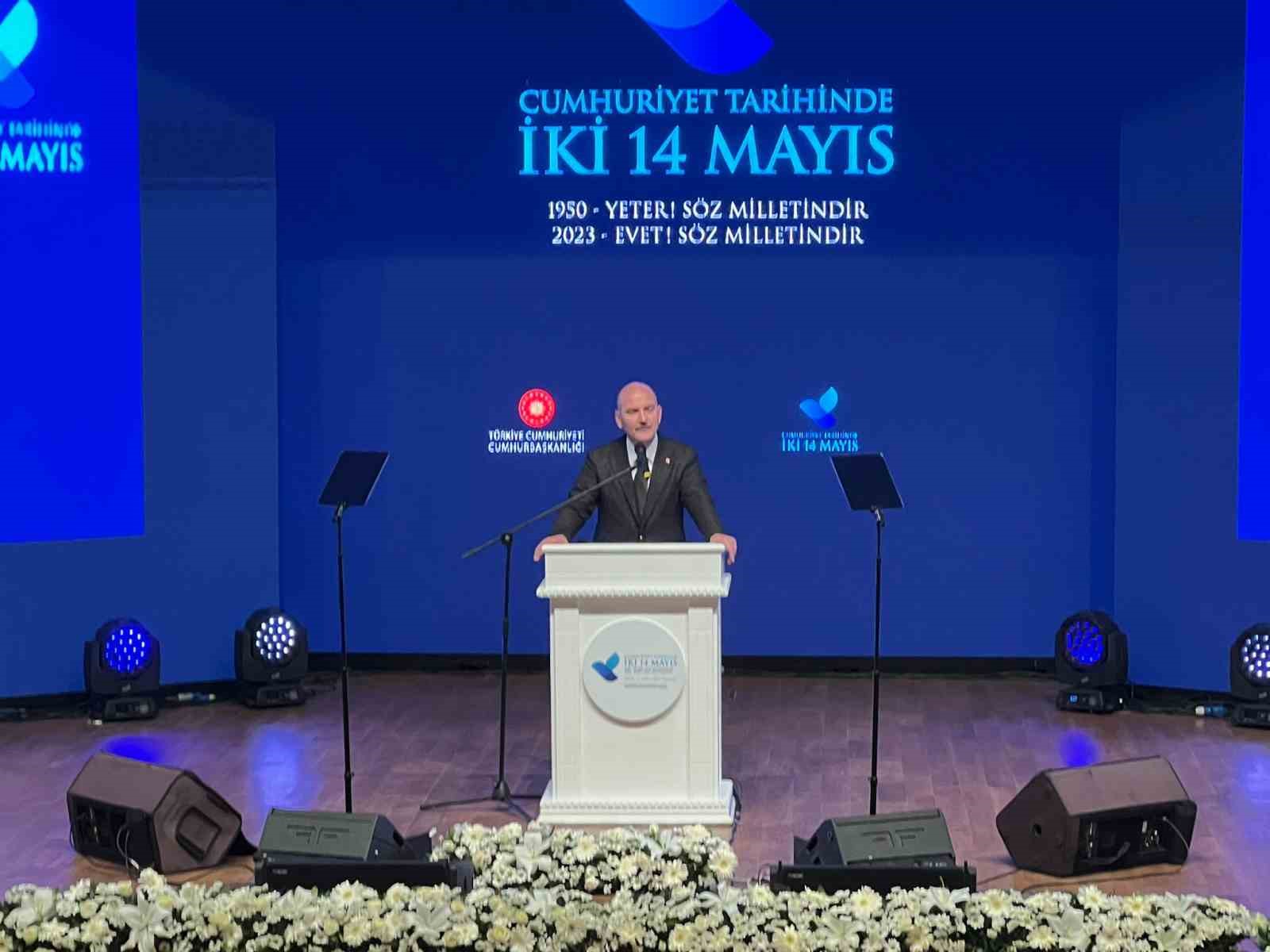 İçişleri Bakanı Soylu: “Bu ülke Recep Tayyip Erdoğan yetiştirdi”