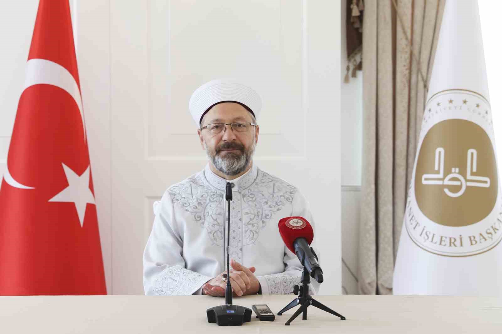 Diyanet İşleri Başkanı Erbaş: “Kur’an kurslarımızda yavrularımızın kalbine iman, hakikat ve merhamet tohumları ekiliyor”