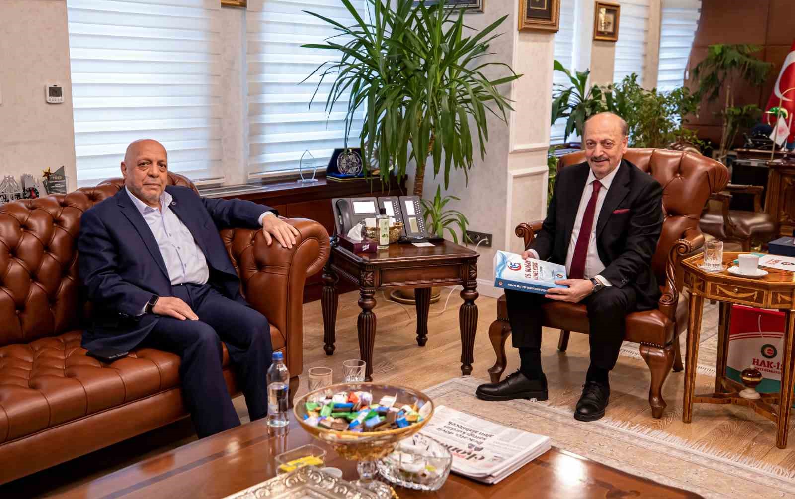 HAK-İŞ Başkanı Arslan’dan Bakan Bilgin’e “Kamu Çerçeve Protokolü” ziyareti