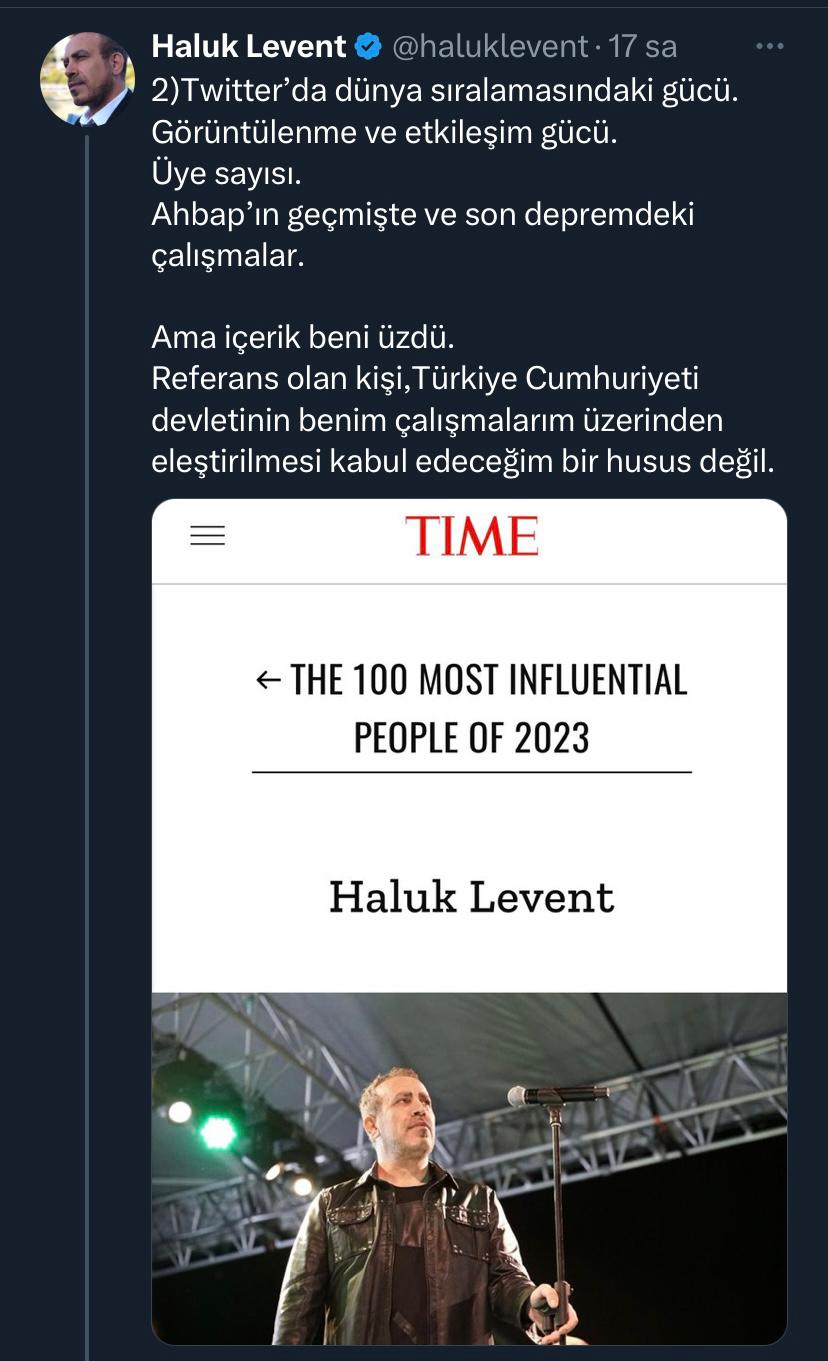 Haluk Levent, Ödülünü Reddetti Haluk Levent, Ödülünü Reddetti
