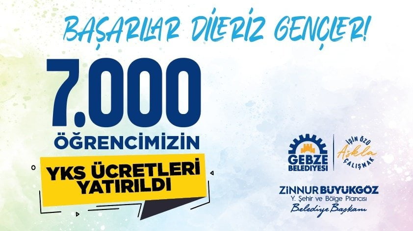 7 Bin Öğrencinin YKS Ücretleri Yatırıldı 7 Bin Öğrencinin YKS Ücretleri Yatırıldı